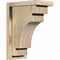 Ekena Millwork Mediterranean Rough Sawn Corbel w/Backplate, Douglas Fir, 6"W x 10"D x 14"H COR06X10X14MED01RDF - alternate 1